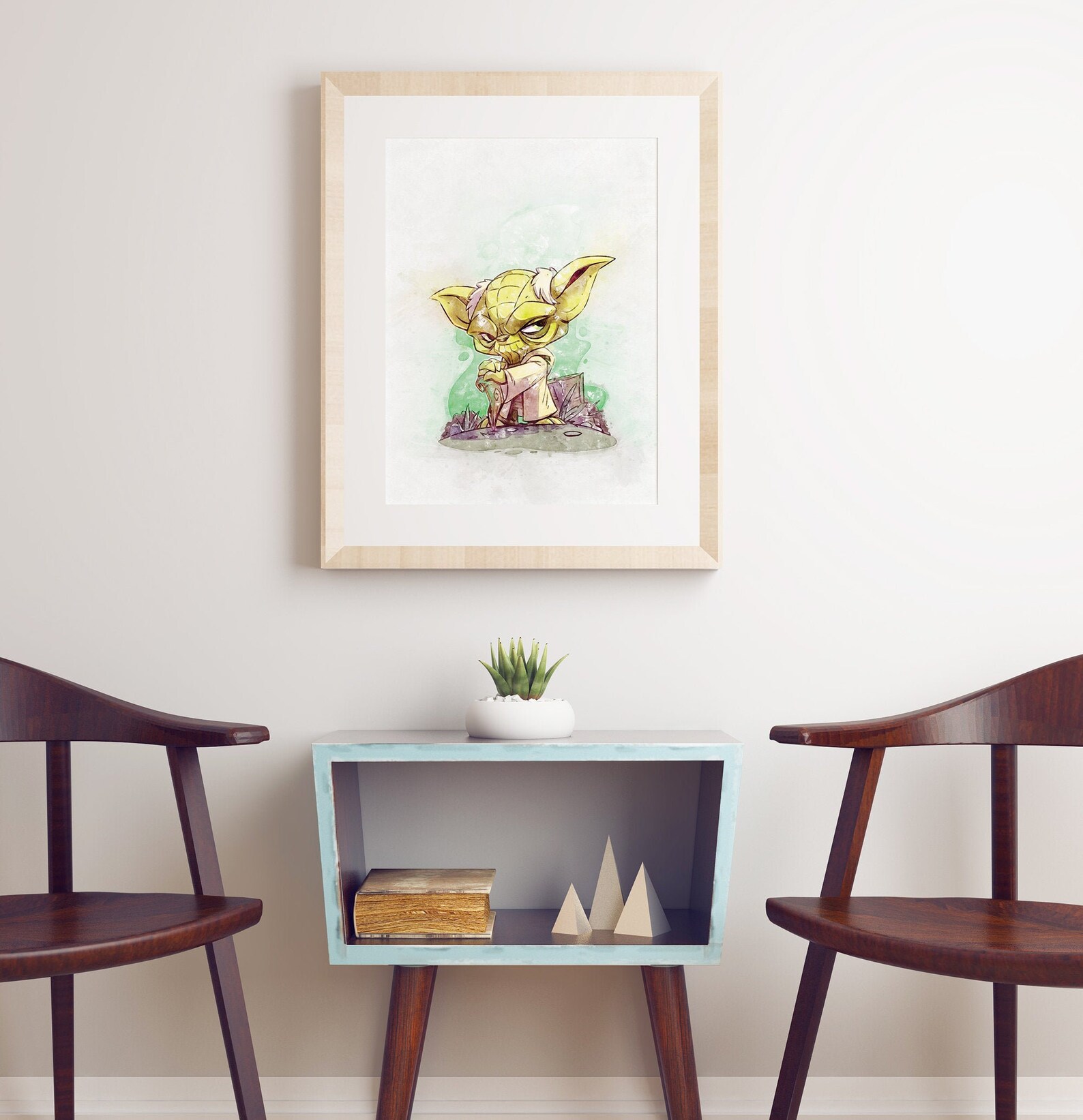 Yoda Star Wars Baby Print Nursery Decor Digital Download Wall | Etsy