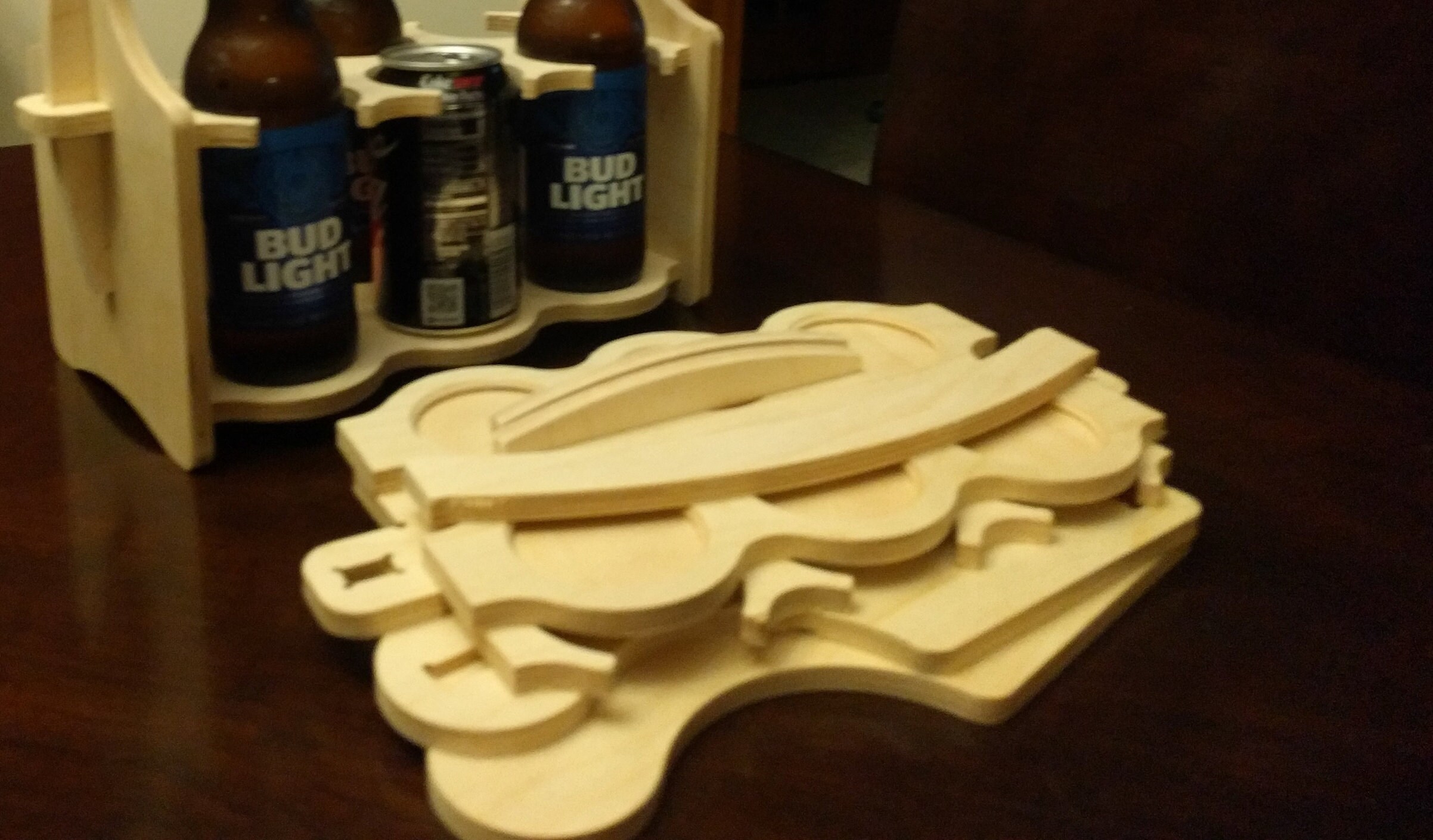 Portable Beer Holder Six Pack Laser Cut CNC Cutting CNC Etsy