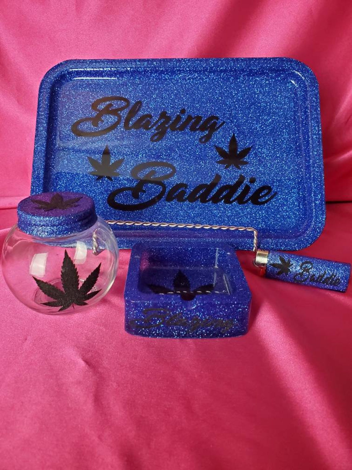 Blazing Baddie Rolling Tray Set Etsy