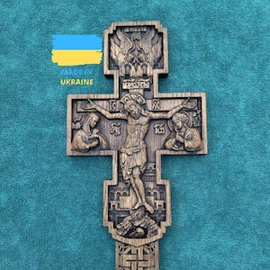 Wooden Crucifix, Jesus Christ, carved wooden cross, wooden cross, Catholic cross
