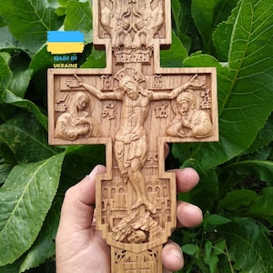 Wooden Crucifix, Jesus Christ, carved wooden cross, wooden cross, Catholic cross