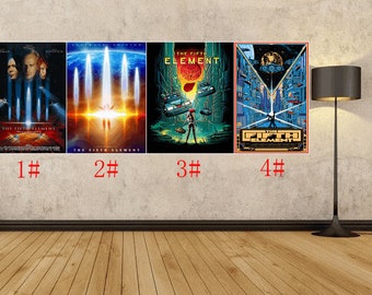 Luc Besson Bruce Willis The Fifth Element Art Movie Poster 18x12 36x24 40x27/"