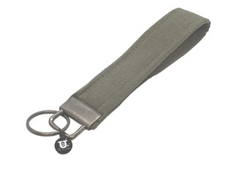 Linen Key Fob Wristlet