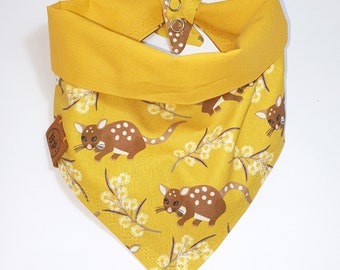 Yellow Jocelyn Proust Quoll Dog Bandana