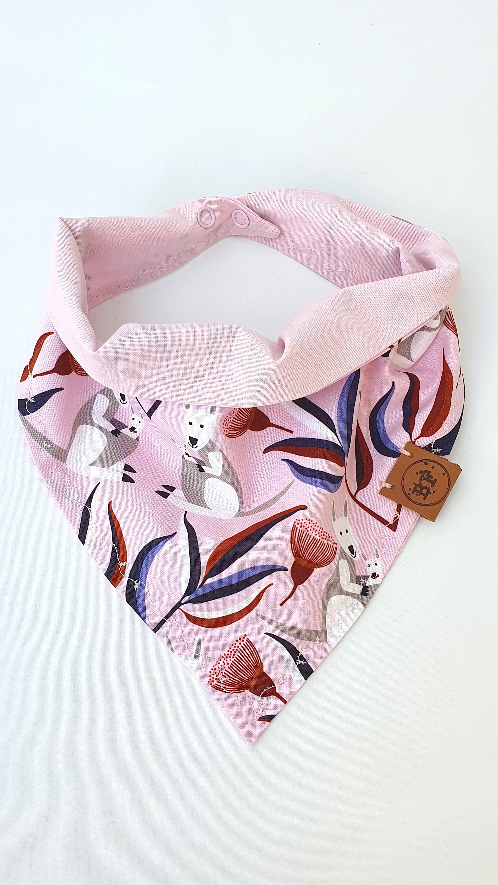 Pink Kangaroo Dog Bandana Australian Dog Bandana Etsy