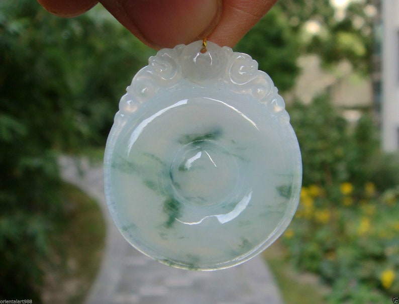 SOLD OUT Natural Untreated Grade A Type Light Green Blue Jadeite Jade