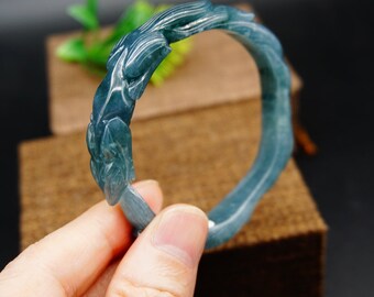 55.8mm 2.2“ Certified Natural Grade A Jadeite Icy