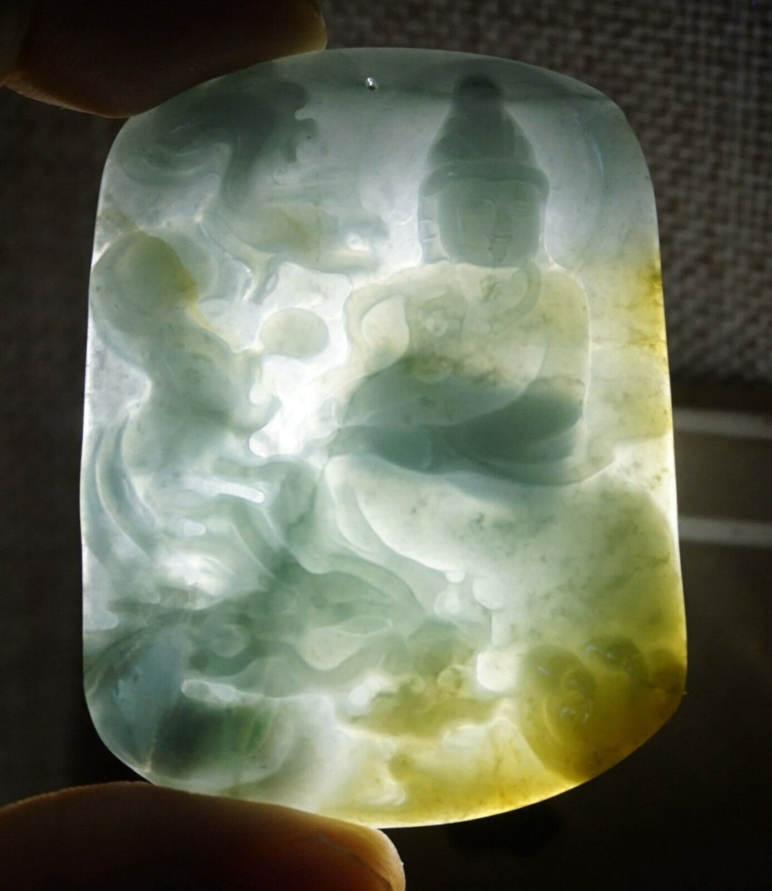 Blue Water Jadeite Jade Certified 100 Natural Untreated Grade Etsy