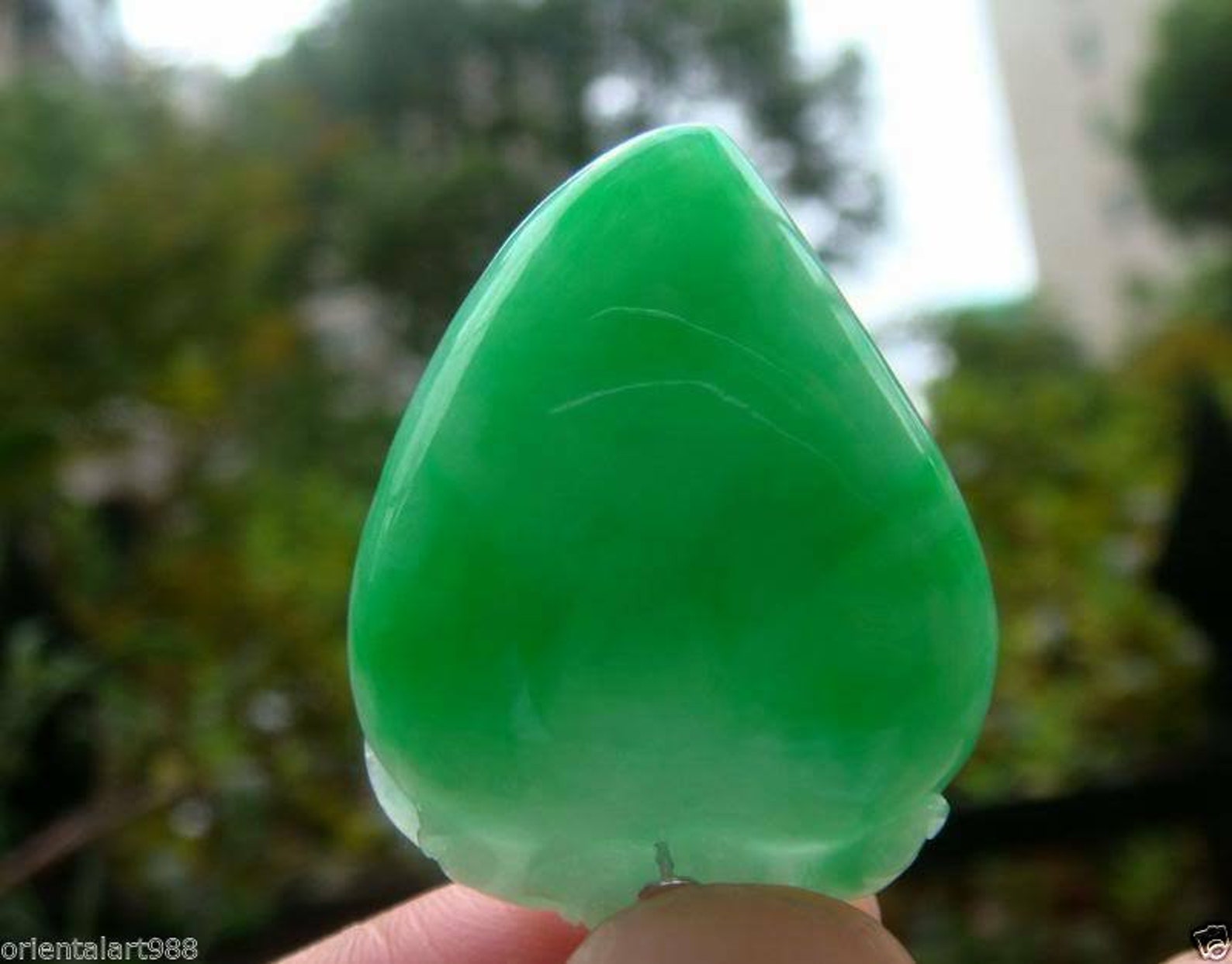Jadeite Jade 100% Natural Untreated Grade A type Green Color | Etsy