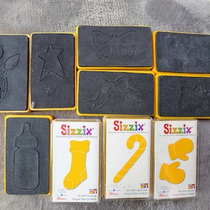 Sizzix Original Yellow Dies - Select your Favorites!