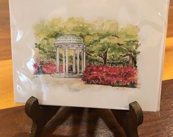 UNC Old Well note cards - set of 10 with envelopes