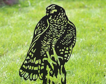 Oiseau en métal fait main Art d'oiseau en métal Parterre de fleurs Art de jardin en métal Oiseaux en métal rouillé Art de jardin en métal Art de jardin d'oiseaux Sculpture en métal
