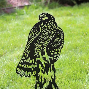 Handcrafted Metal Bird Metal Bird Art Flower Bed Garden Art Metal Rusty Metal Birds Metal Garden Art Bird Yard Art Metal Sculpture