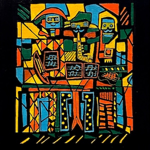 Three Musicians (Picasso Homage)