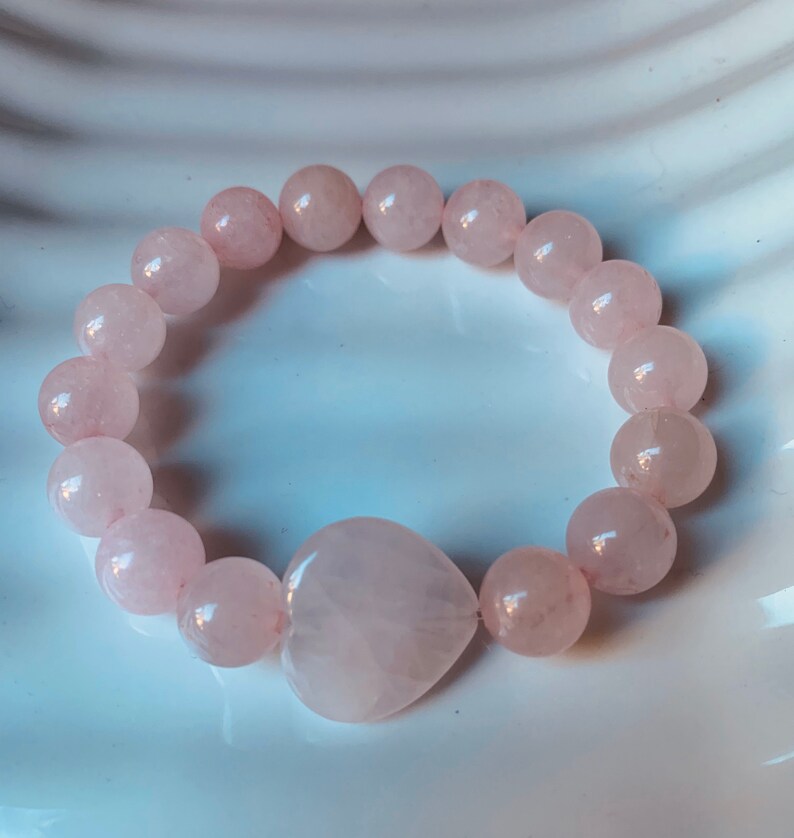 woman\u2019s bracelet rose quartz bracelet valentine gift for women pink opal bracelet pink bracelet braceletarmcandy bracelet