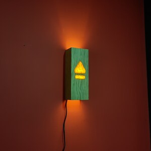 Wall lamp || wooden lamp