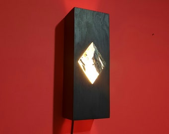 Wall lamp || wooden lamp