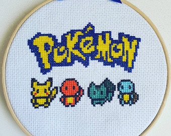 Pocket Monster Picture Cross Stitch Pattern