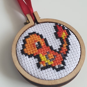 Pocket Monster Dragon Cross Stitch Pattern