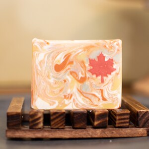 Autumn Wreath Soap-100% Pure Essential Oil Soap-Palm Free Soap-Handmade Cold Processed Soap-Natural Soap-Men&#39;s Soap
