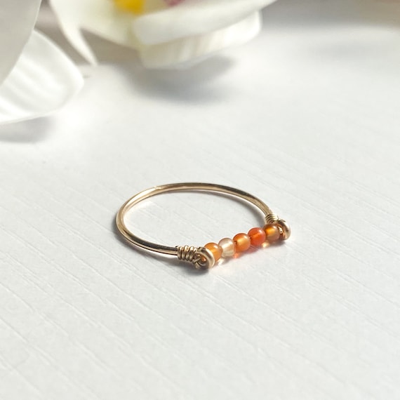 Carnelian Bar Ring Carnelian Bar Ring