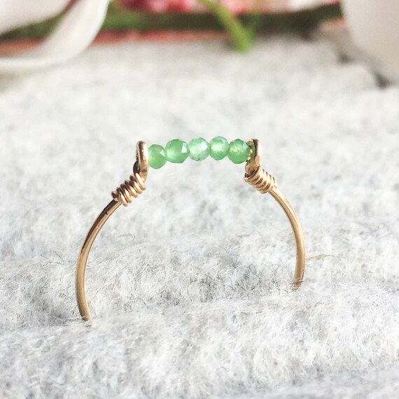 Jade bar ring sale