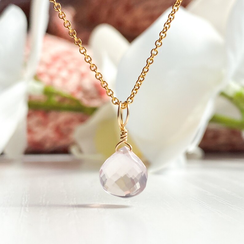 CD 26S CRYSTAL ROSE BRANCH PENDANT NECKLACE IN ROSE GOLD TONE METAL 631896