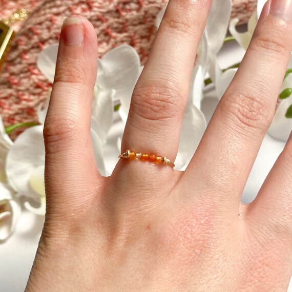 Carnelian Bar Ring Carnelian Bar Ring