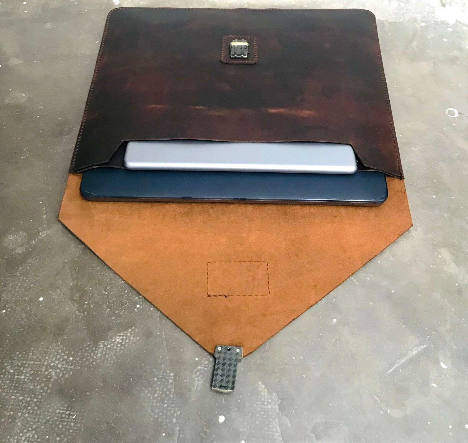 Leather Laptop Sleeve Leather Laptop Case Personalized Ipad Etsy
