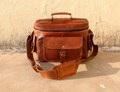 Leather Camera Bag Leather Travel Shoulder Satchel Camera Case DSLR Photography Case - Compatible with SLR/DSLR Mirrorless Cameras & Lenses product logo