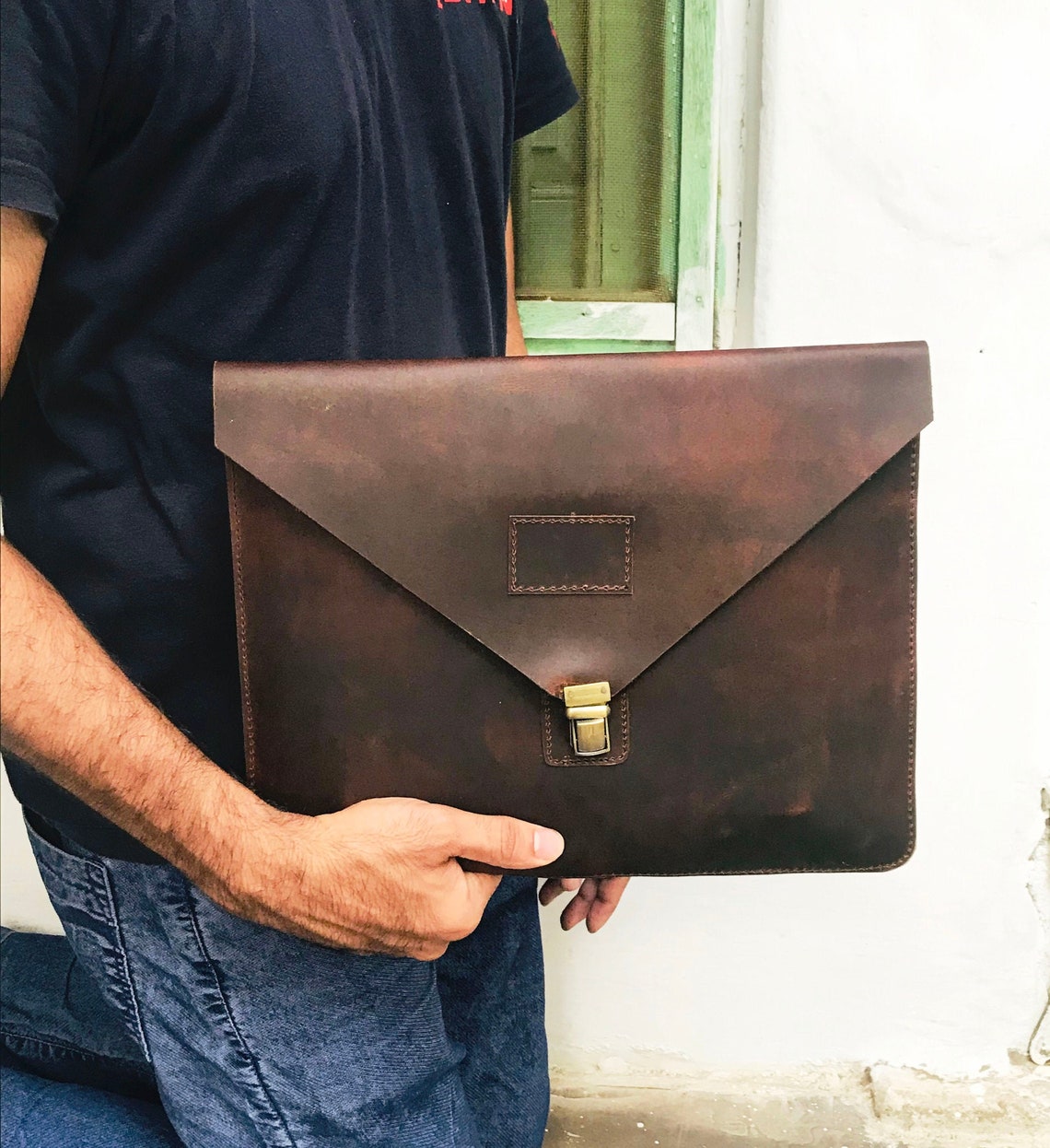 Leather Laptop Sleeve Leather Laptop Case Personalized Ipad Etsy