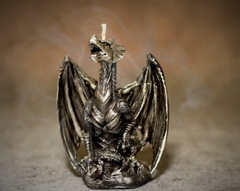 Deko Figur Steampunk Halloween Gothic Dekoration Drachenfigur Fantasy Dragon Art