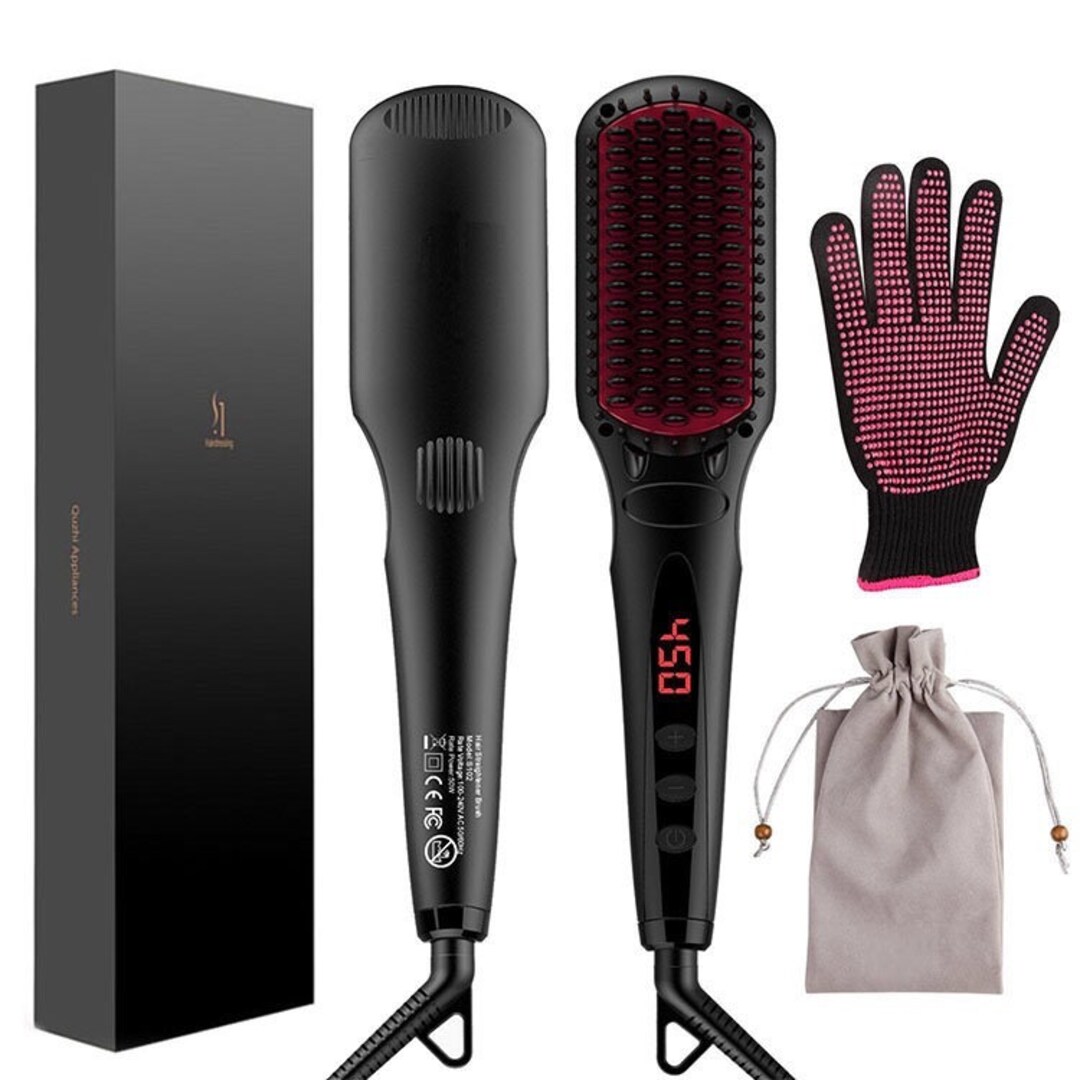 Miropure 2 in 1 ionic hair straightener brush clearance reviews