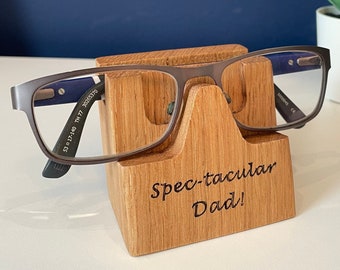 Porte-lunettes, porte-lunettes, porte-lunettes en bois, cadeau pour maman, papa, père de la mariée, grand-père, grand-mère, accessoire de chevet