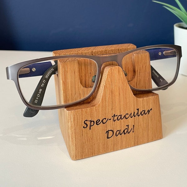 Glasses stand, spectacle holder, wooden  eye glasses holder,  gift for Mum, Dad, Mothers/Fathers Day special offer