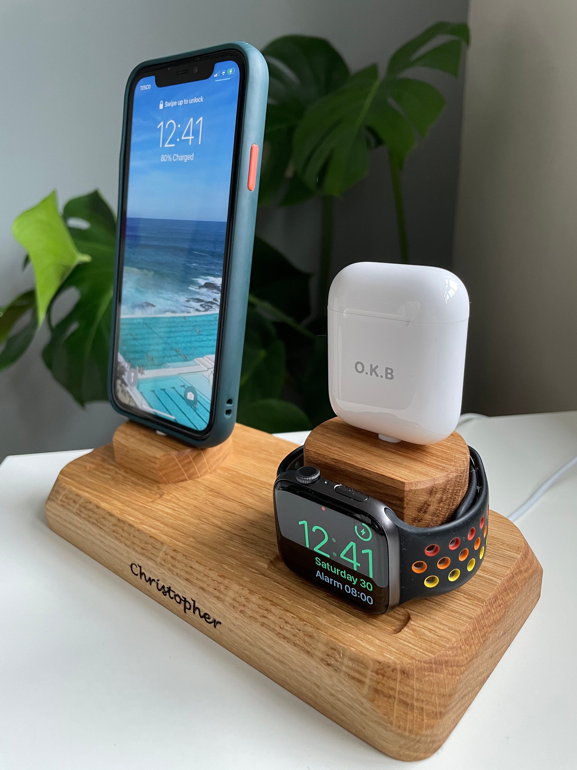 Wireless Charging Station - iPhone, Apple Watch and Airpods – Left Coast  Original