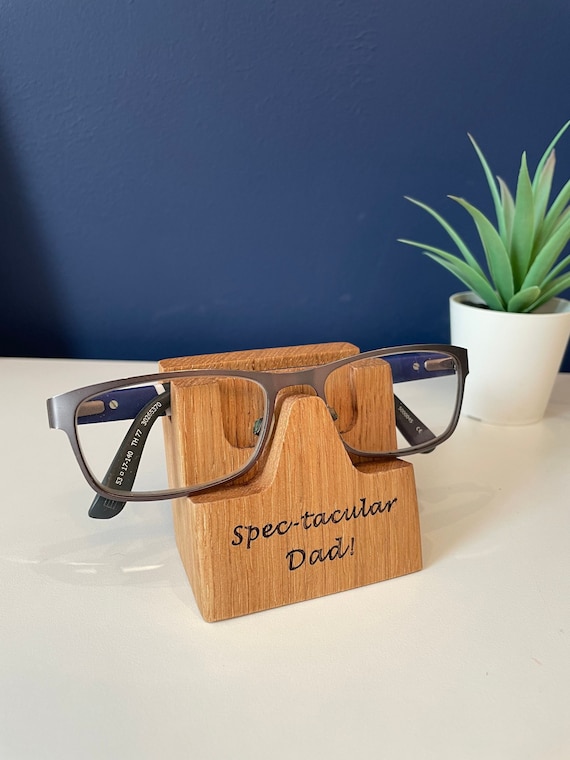 Glasses Stand, Spectacle Holder, Wooden Eye Glasses Holder, Gift for Mum,  Dad, Mothers/fathers Day Special Offer 