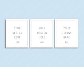 8x10 Frame Mockup Set Of 4 Digital Mockups Pastel Pink Etsy