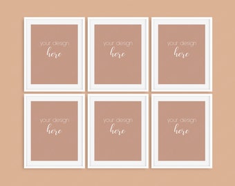 6 Frame Mockup Etsy