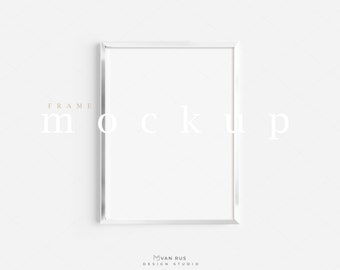 Download Silver Frame Mockup Etsy