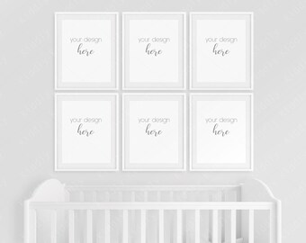 6 Frame Mockup Etsy