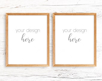 2 Frames Mockup Etsy