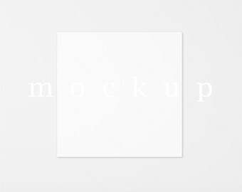 Square Card Mockup Nude BackgroundNursery MockupWedding Baby Shower Mockup Simple Minimalist Stationary MockupJPG PNGM95