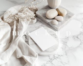 Esthetician Spa Flyer Mockup: 5x7 Skincare Card Template (PSD, JPG, PDF Guide)