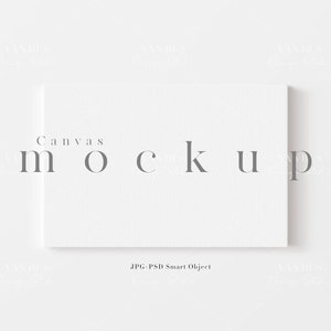 2x3 Canvas Mockup Display/Simple Canvas Mockup for 2:3 Artwork/Simple Modern Painting Mockup/Minimal Design/JPG PSD Smart Object/D46