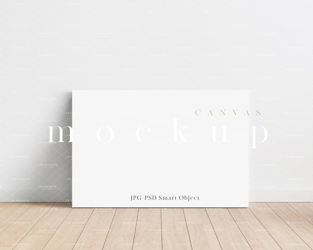 2x3 Horizontal Canvas Mockup Display/simple Large Canvas Mockup / 2:3 ...