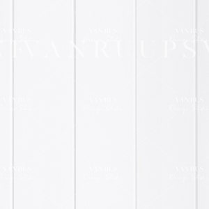 May include: White painted wood panelling with a vertical grain pattern. The wood is smooth and has a matte finish.