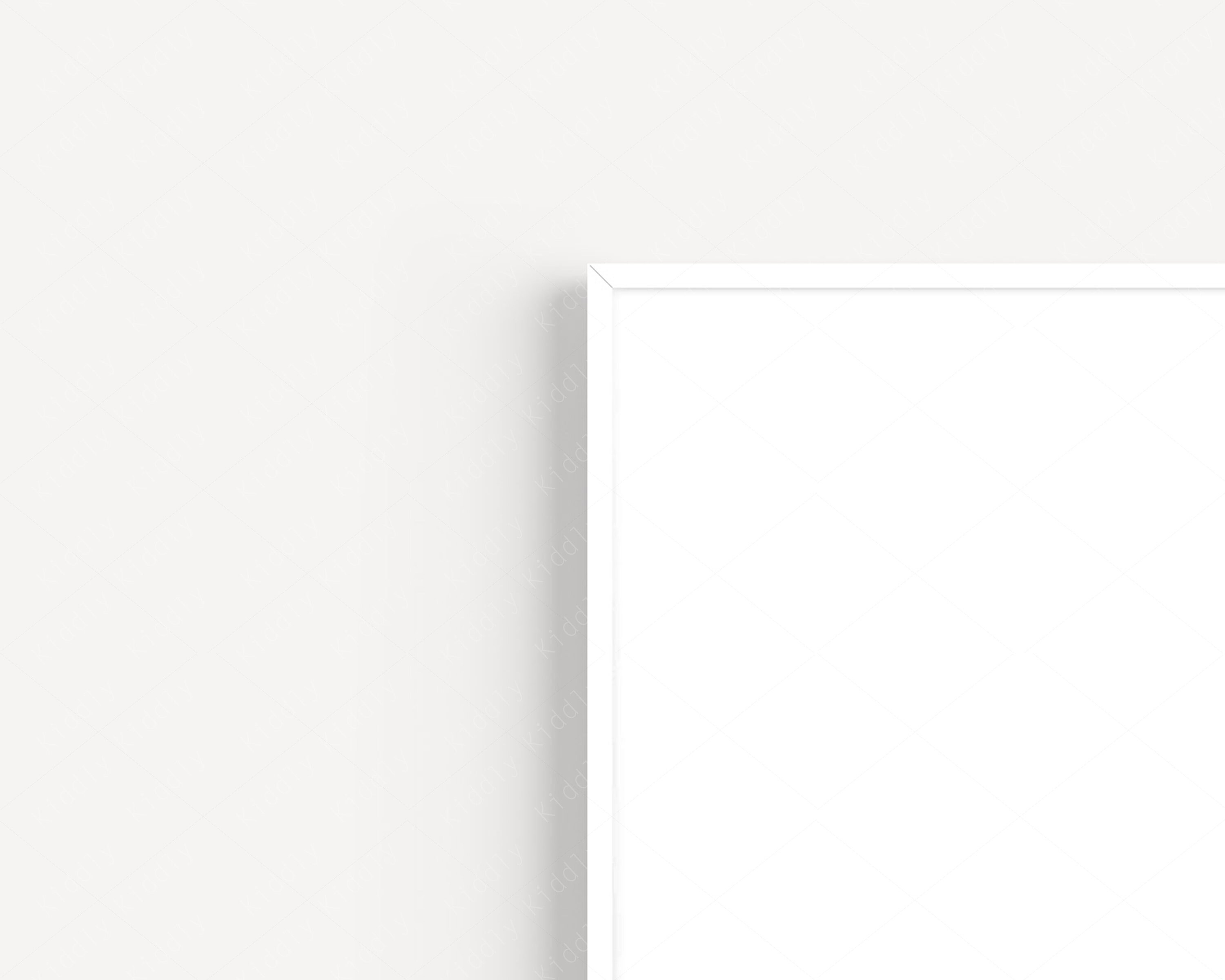 A4 White Frame Mockup/ Modern Thin Digital Mockup/ Portrait Etsy UK