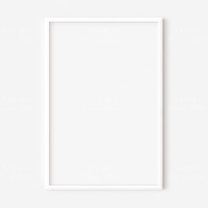May include: A white picture frame with a simple, clean design. The frame is empty and ready to be filled with a photo or artwork.