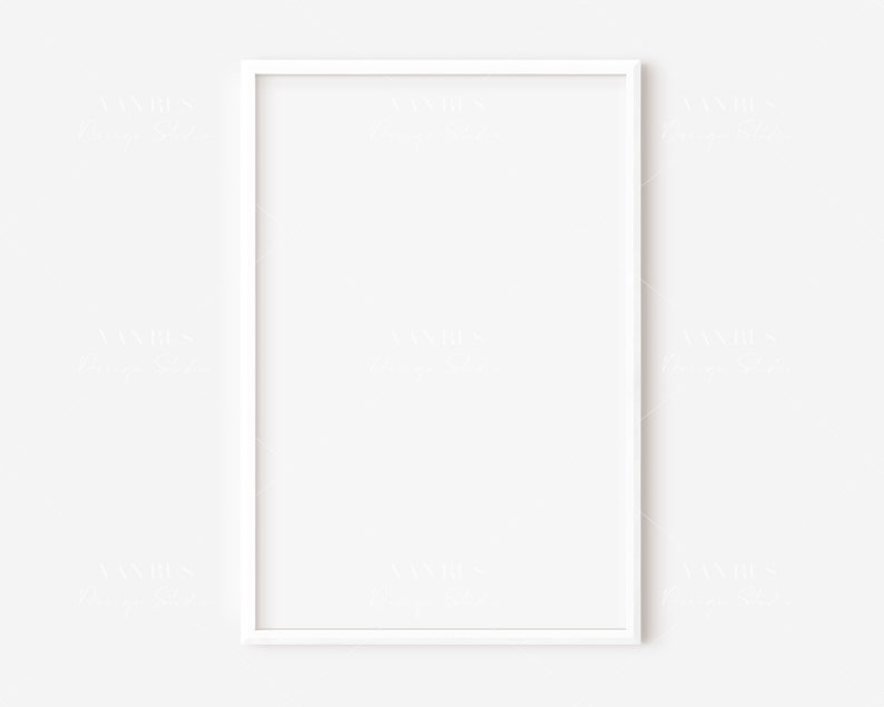 May include: A white picture frame with a simple, clean design. The frame is empty and ready to be filled with a photo or artwork.